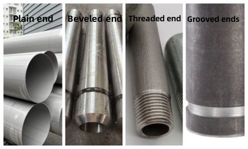 Steel pipe ends types