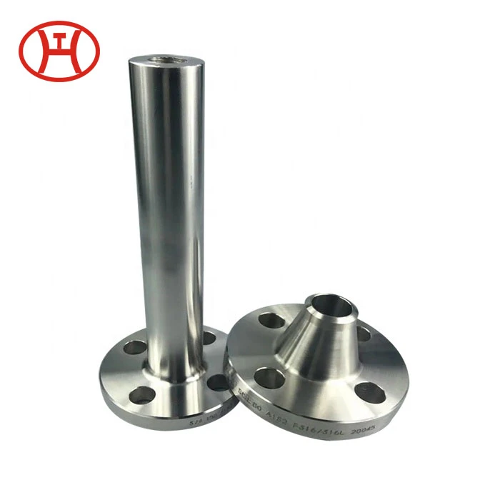 Hastelloy C 22 Nickel Alloy Flanges Rtj Ff Rf Long Welding Neck Flange For Pipe Connection